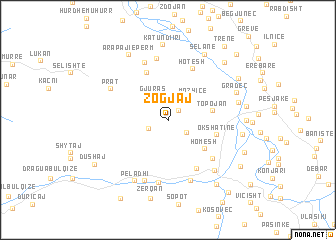 map of Zogjaj