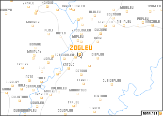 map of Zogleu