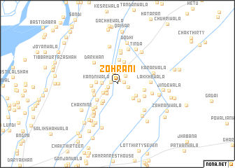 map of Zohrāni