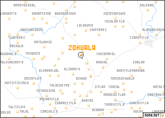 map of Zohuala