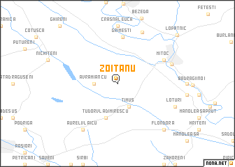 map of Zoiţanu