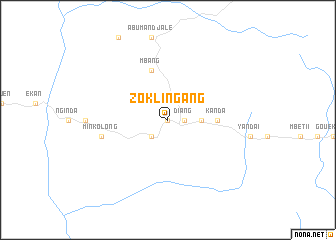 map of Zoklingang