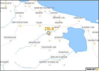 map of Zola