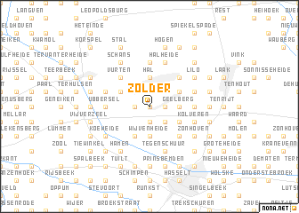 map of Zolder