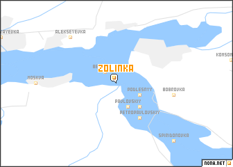 map of Zolinka