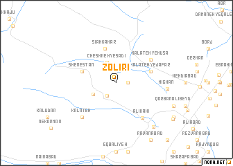 map of Zolīrī