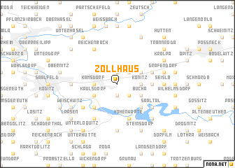 map of Zollhaus