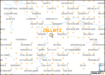 map of Zollwitz