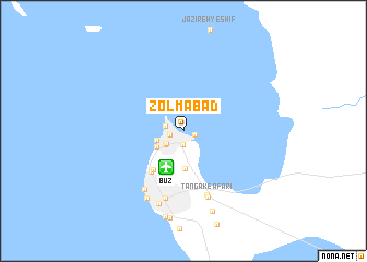 map of Z̧olmābād