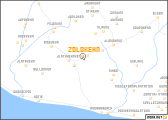 map of Zolokehn