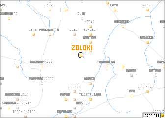 map of Zoloki