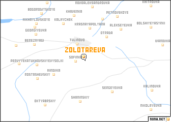 map of Zolotarëva