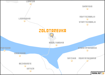 map of Zolotarëvka