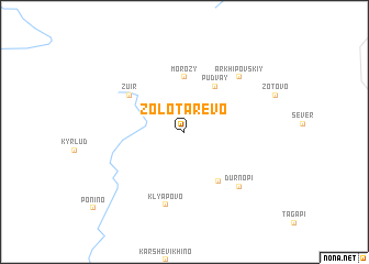 map of Zolotarëvo