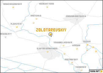 map of Zolotarevskiy