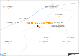 map of Zolotaya Polyana