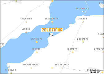 map of Zolotinka