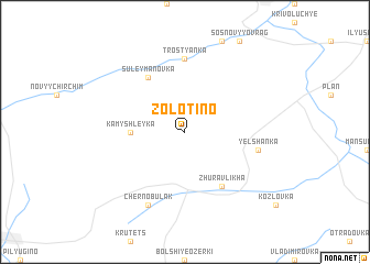 map of Zolotino