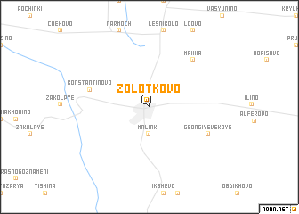 map of Zolotkovo