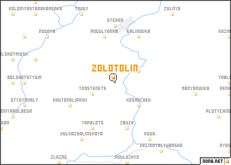 map of Zolotolin