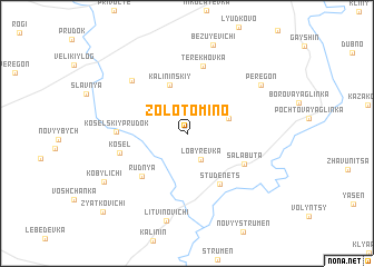 map of Zolotomino