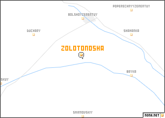 map of Zolotonosha