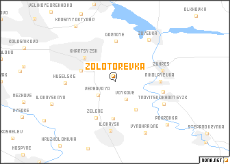 map of Zolotorëvka