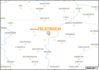 map of Zolotovichi