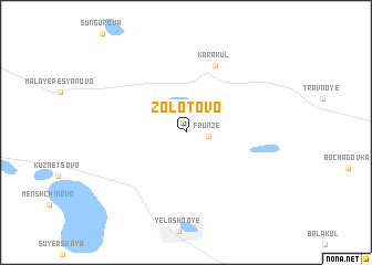 map of Zolotovo