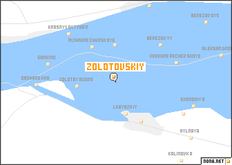 map of Zolotovskiy