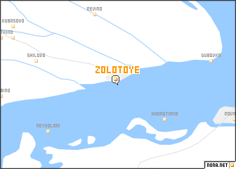 map of Zolotoye