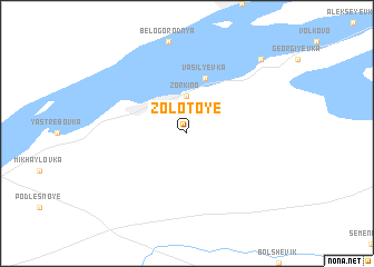 map of Zolotoye