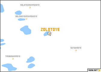 map of Zolotoye