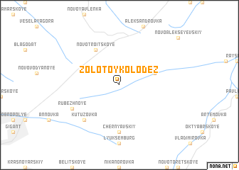 map of Zolotoy Kolodezʼ