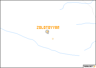 map of Zolotoy Yar