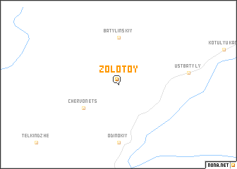 map of Zolotoy