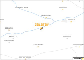 map of Zolotoy