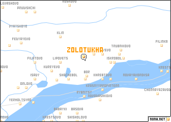 map of Zolotukha