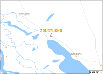 map of Zolotukha