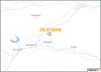 map of Zolotukha