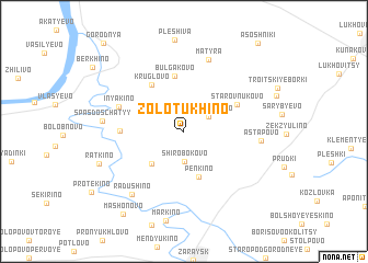 map of Zolotukhino