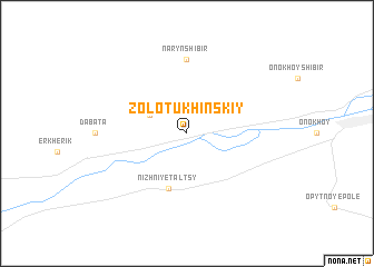 map of Zolotukhinskiy