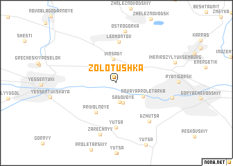 map of Zolotushka