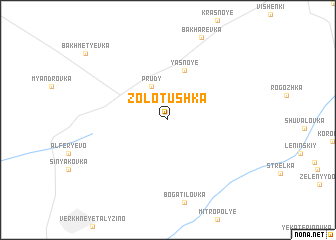 map of Zolotushka