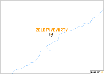 map of Zolotyye Yurty
