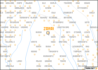 map of Zomai