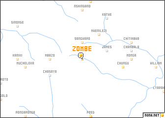 map of Zombe