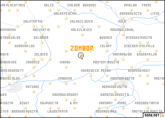 map of Zombor