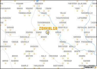 map of Zomkalga