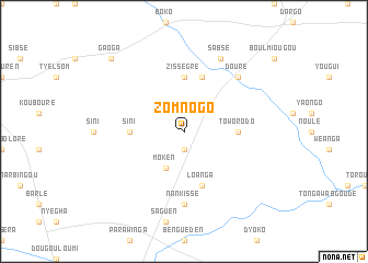 map of Zomnogo